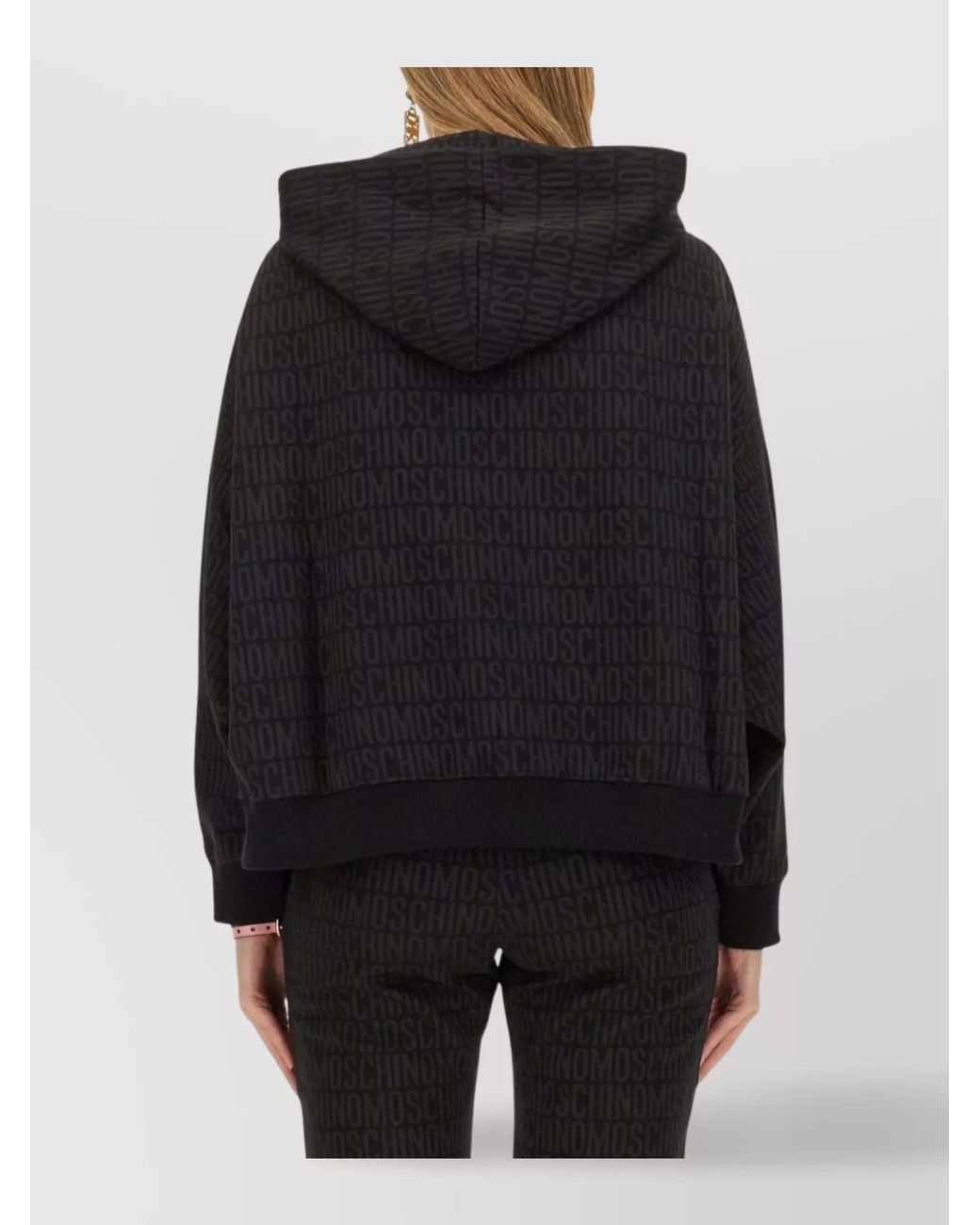 Moschino Black Logo Print Sweatshirt