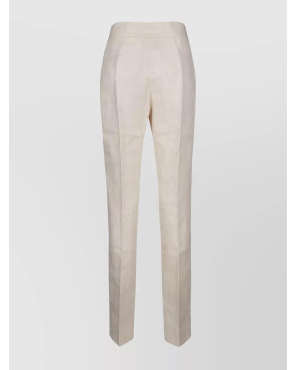 Jacquemus White Slim-Fit Tailored Trousers