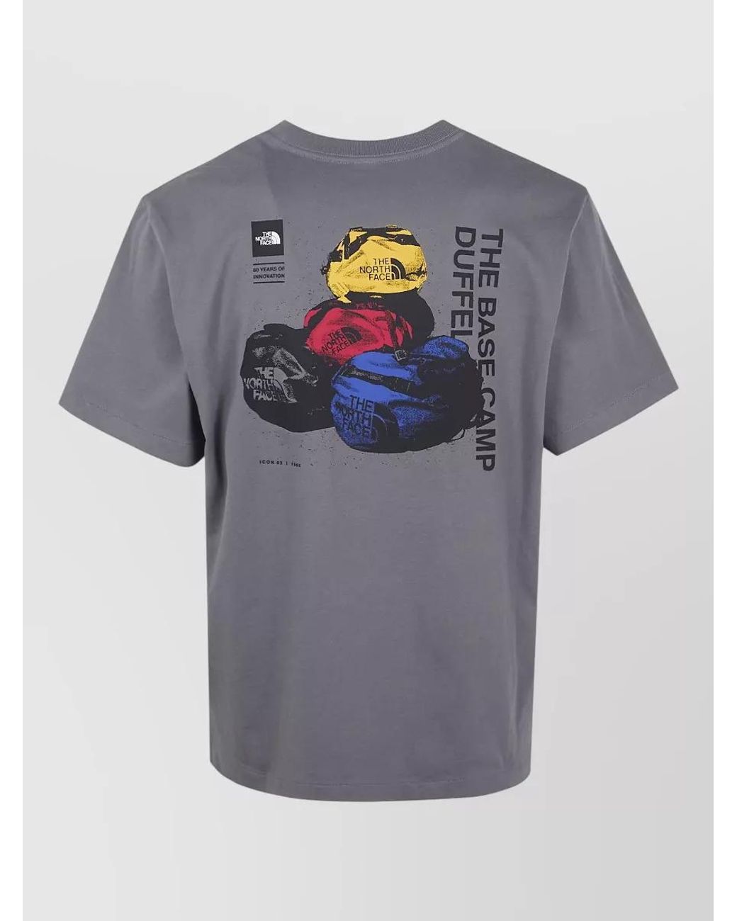 The North Face Gray Cotton Relaxed-Fit Short-Sleeve T-Shirt