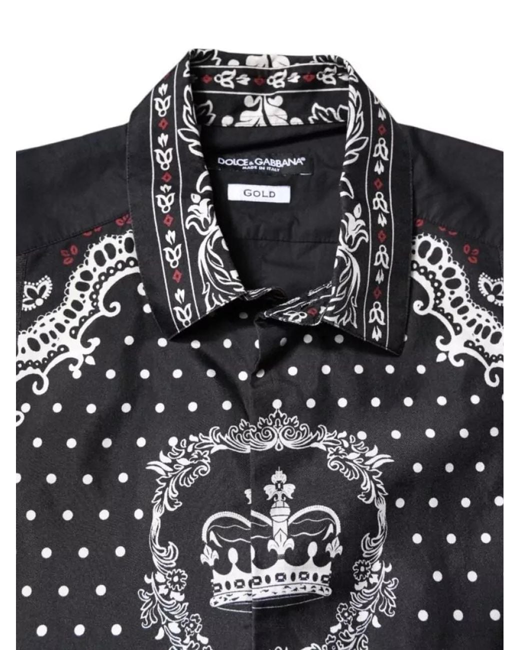Dolce & Gabbana Black Silk Formal Shirt for men