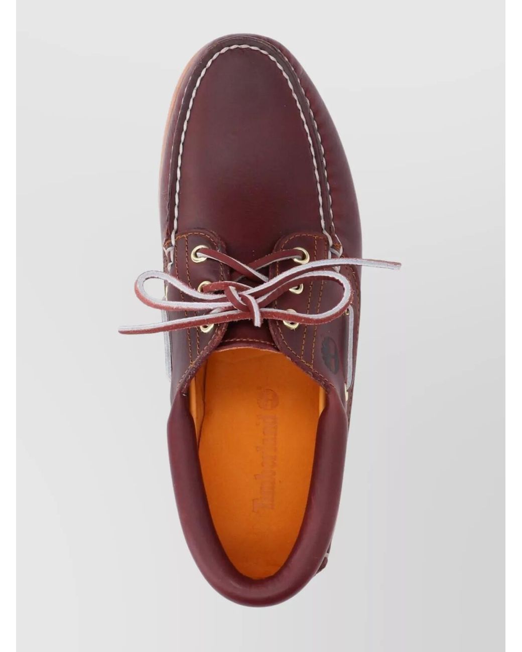 Timberland Purple Leather Boat Shoes for men