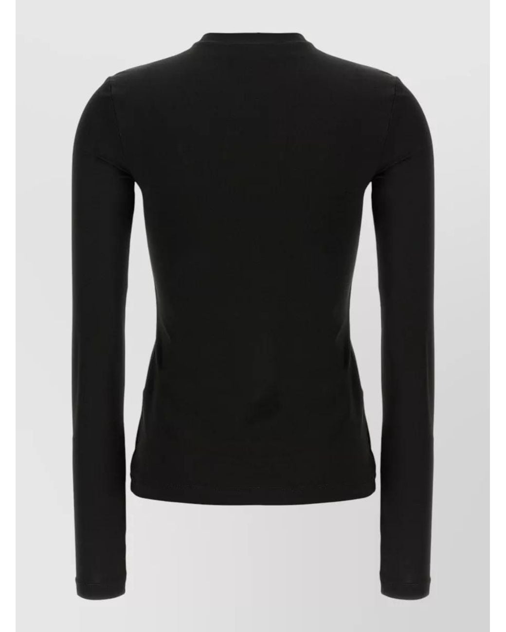 Off-White c/o Virgil Abloh Black Second Skin Knitted Top