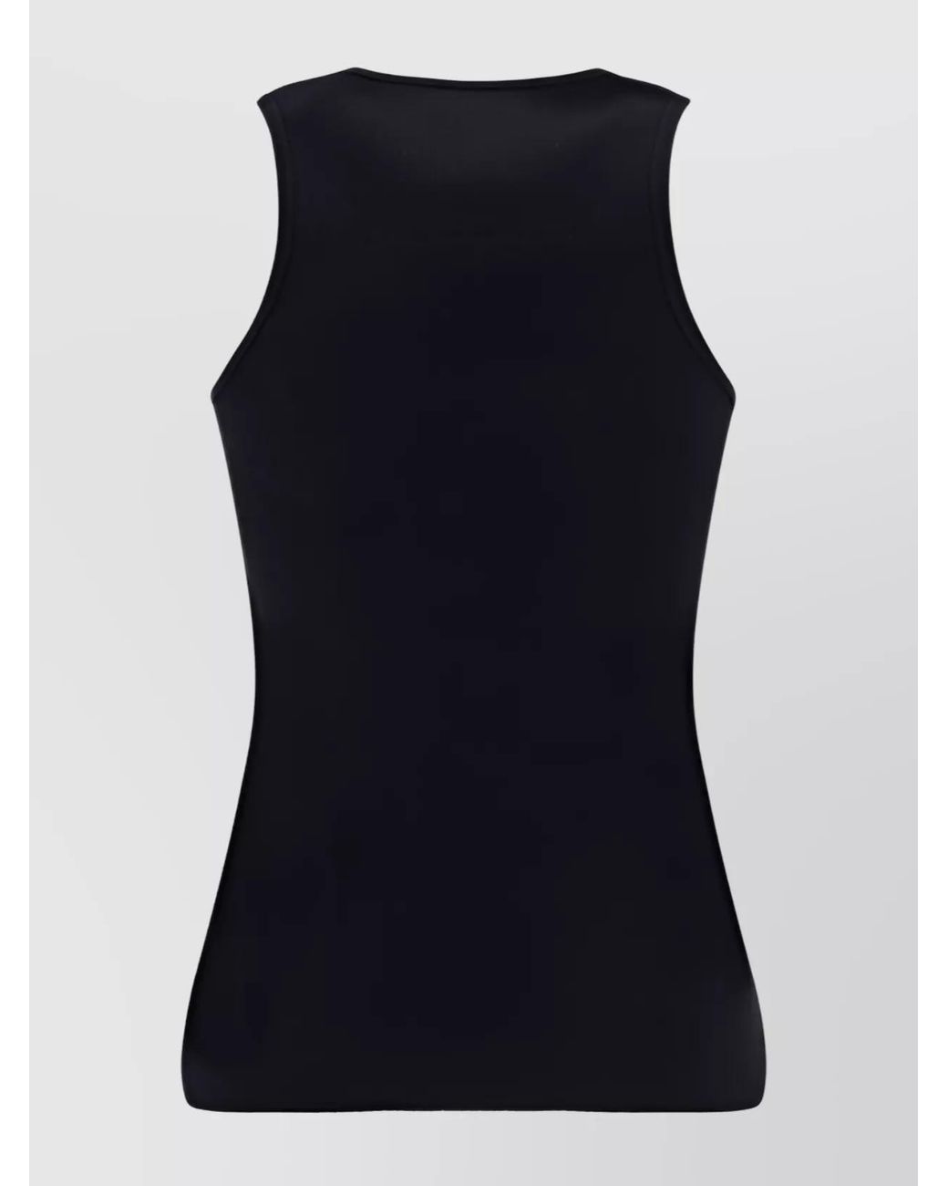 Givenchy Black Ribbed Slim-Fit Tank Top