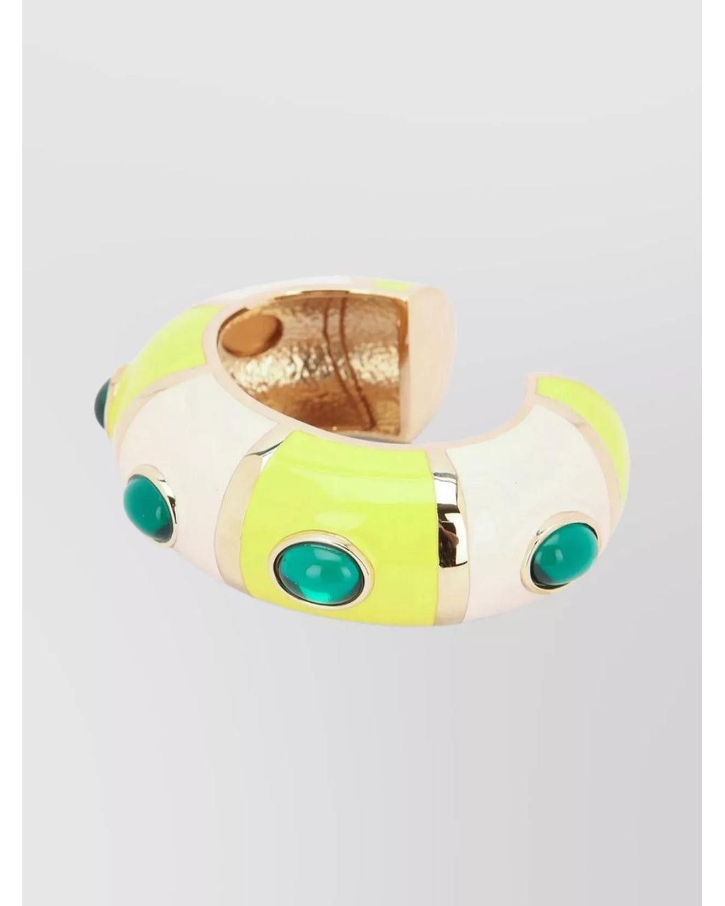 Jacquemus Metallic Striped Bracelet