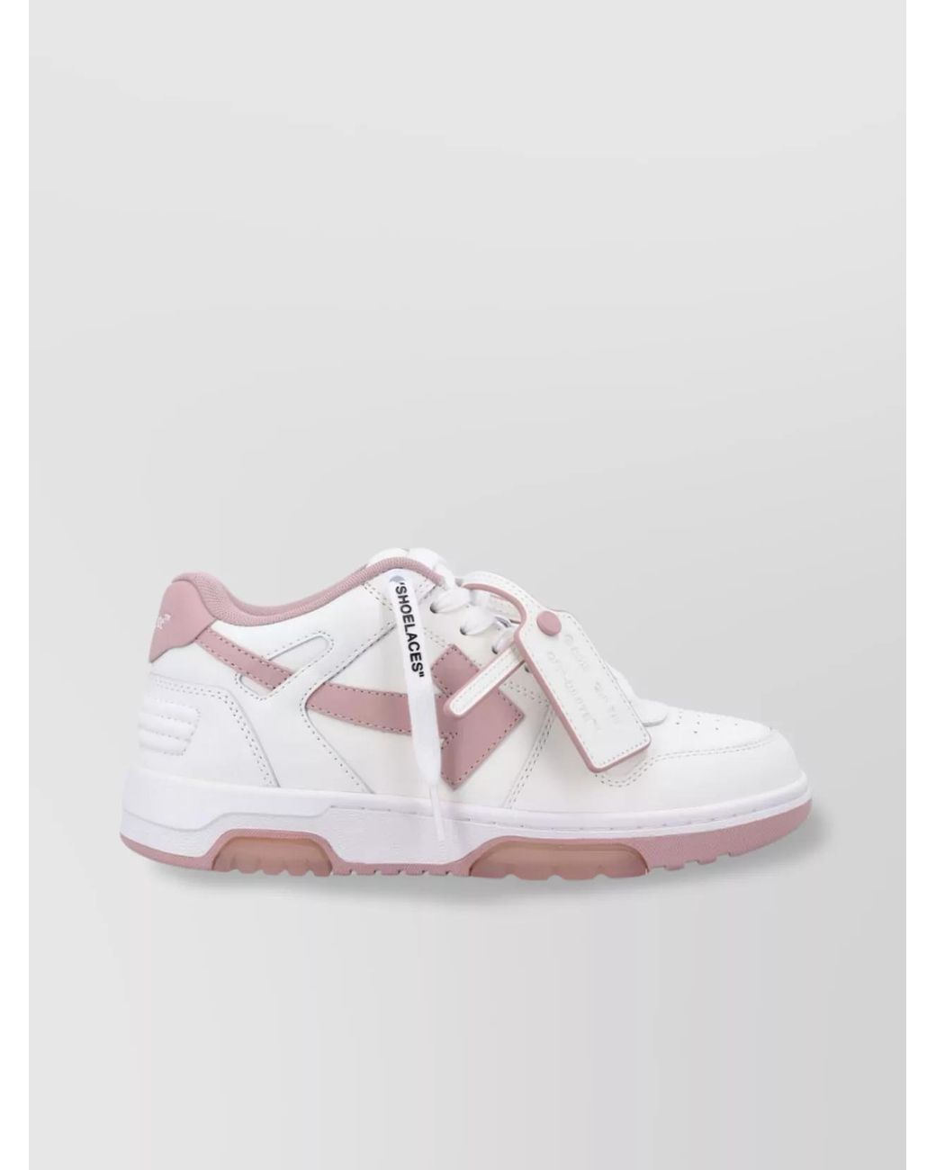 Off-White c/o Virgil Abloh White Leather Out Of Office Low-Top Sneakers