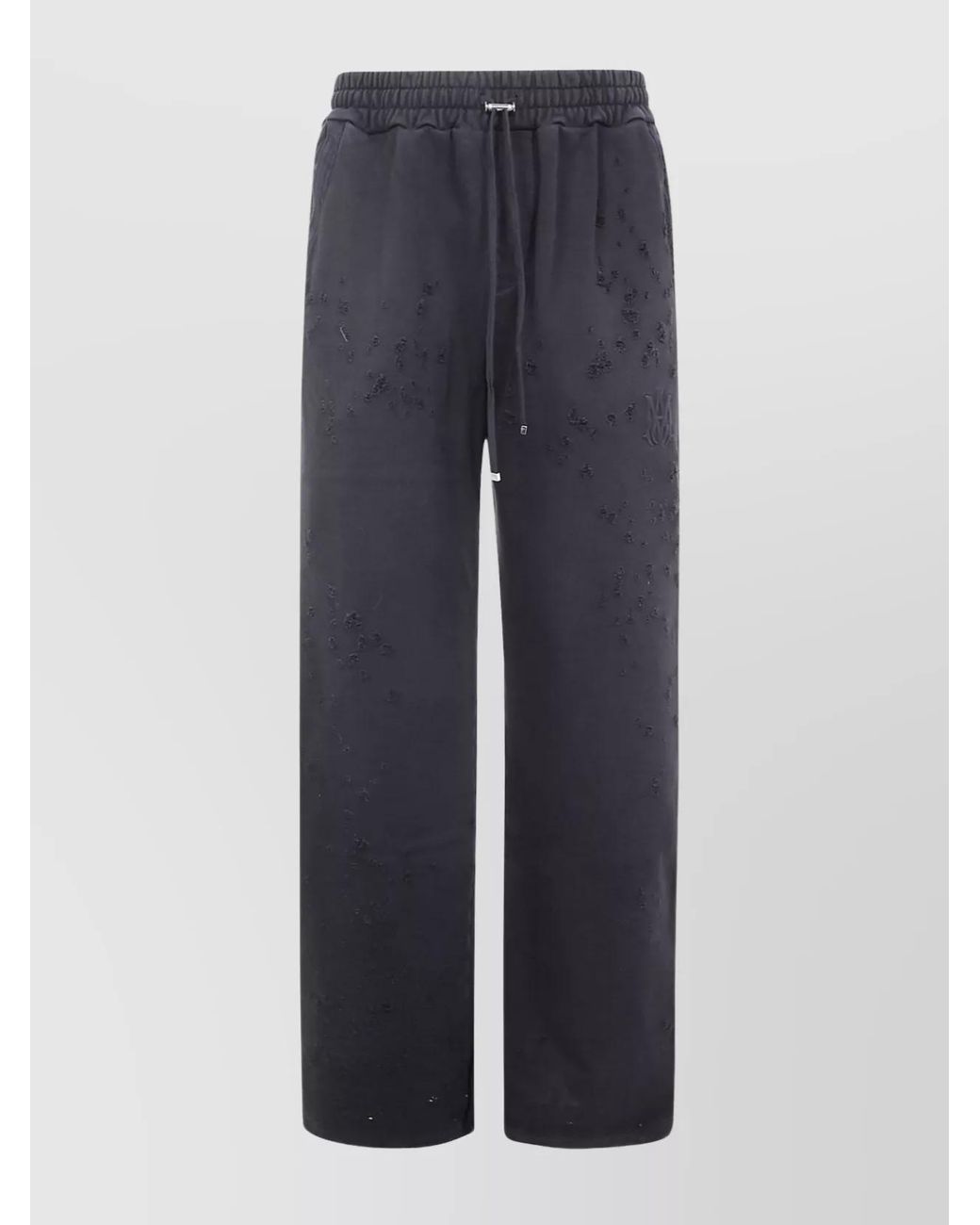 Amiri Blue Embroidered Straight Sweatpants for men
