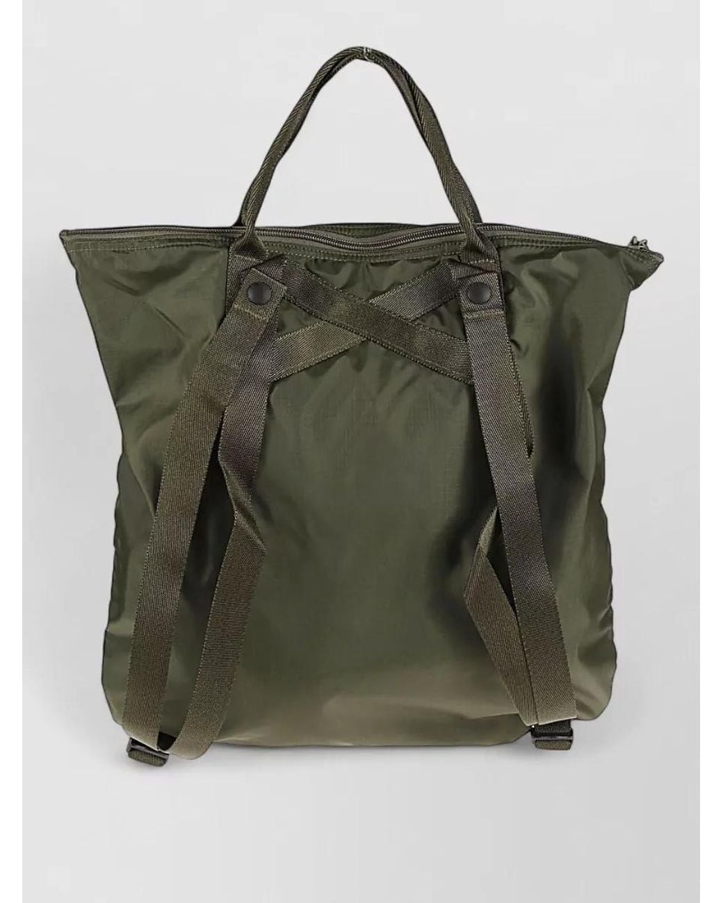 Porter-Yoshida and Co Green Nylon 2 Way Backpack for men