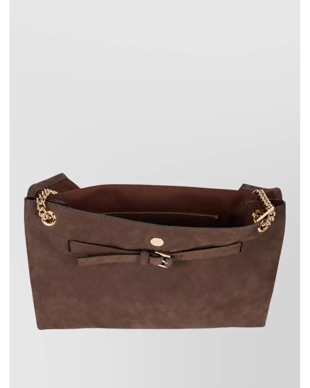 Orciani Brown Leather Shoulder Bag