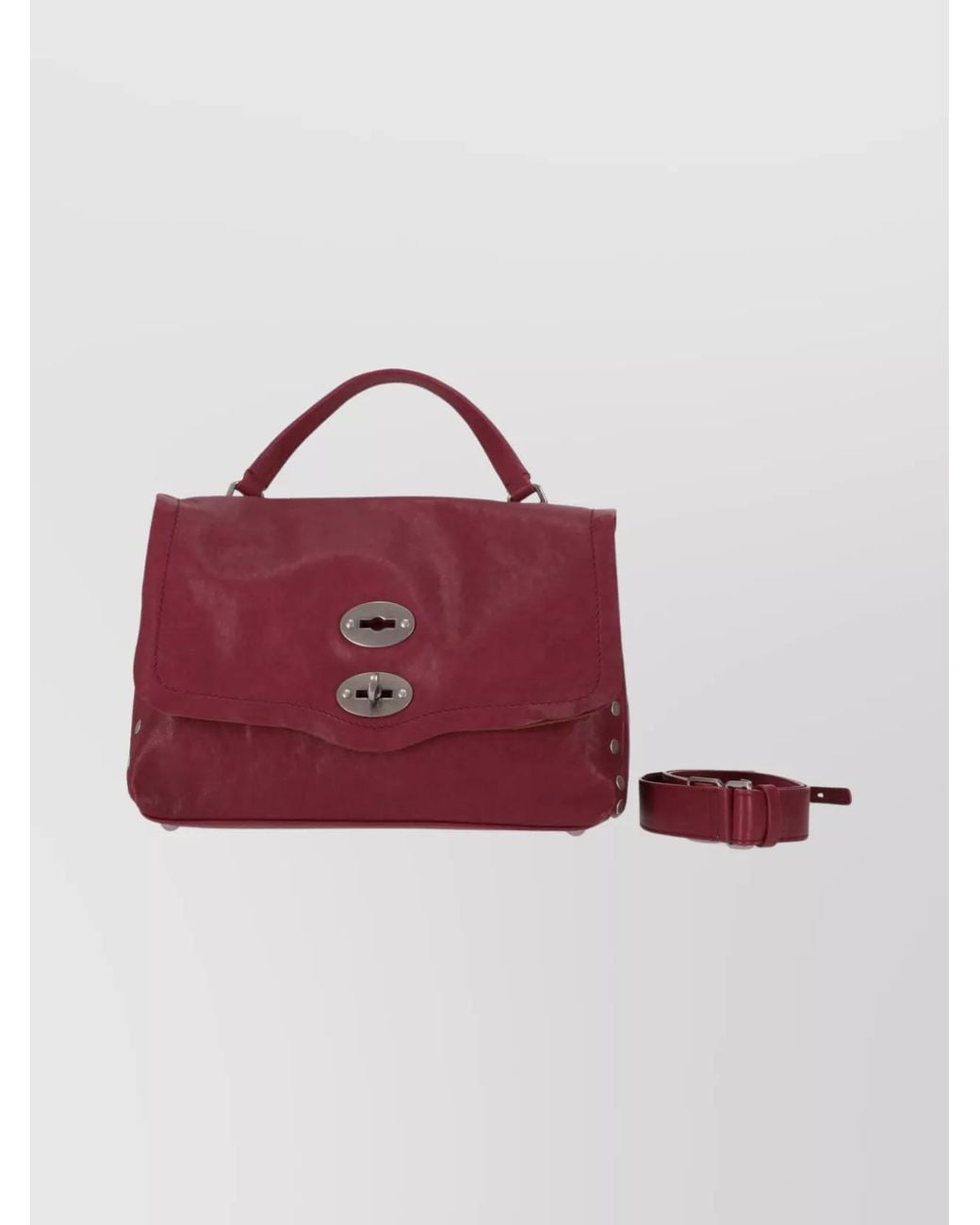 Zanellato Red Leather Shoulder Bag