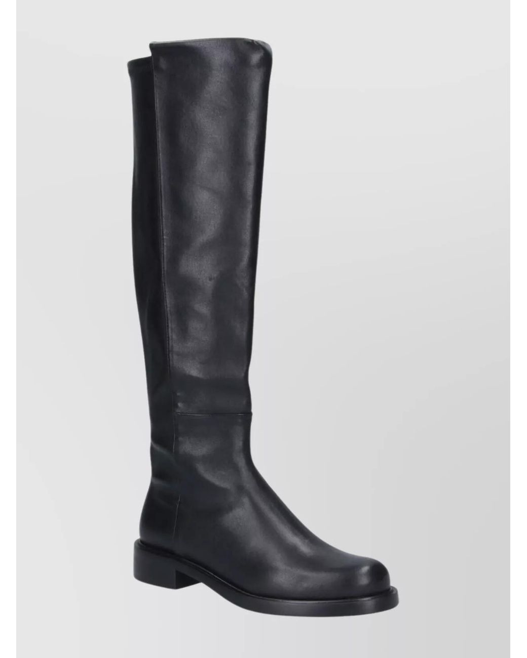 Stuart Weitzman Black Leather Knee-High Boots