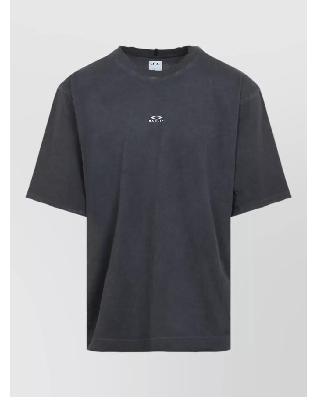 Oakley Blue Cotton Boxy T-Shirt for men