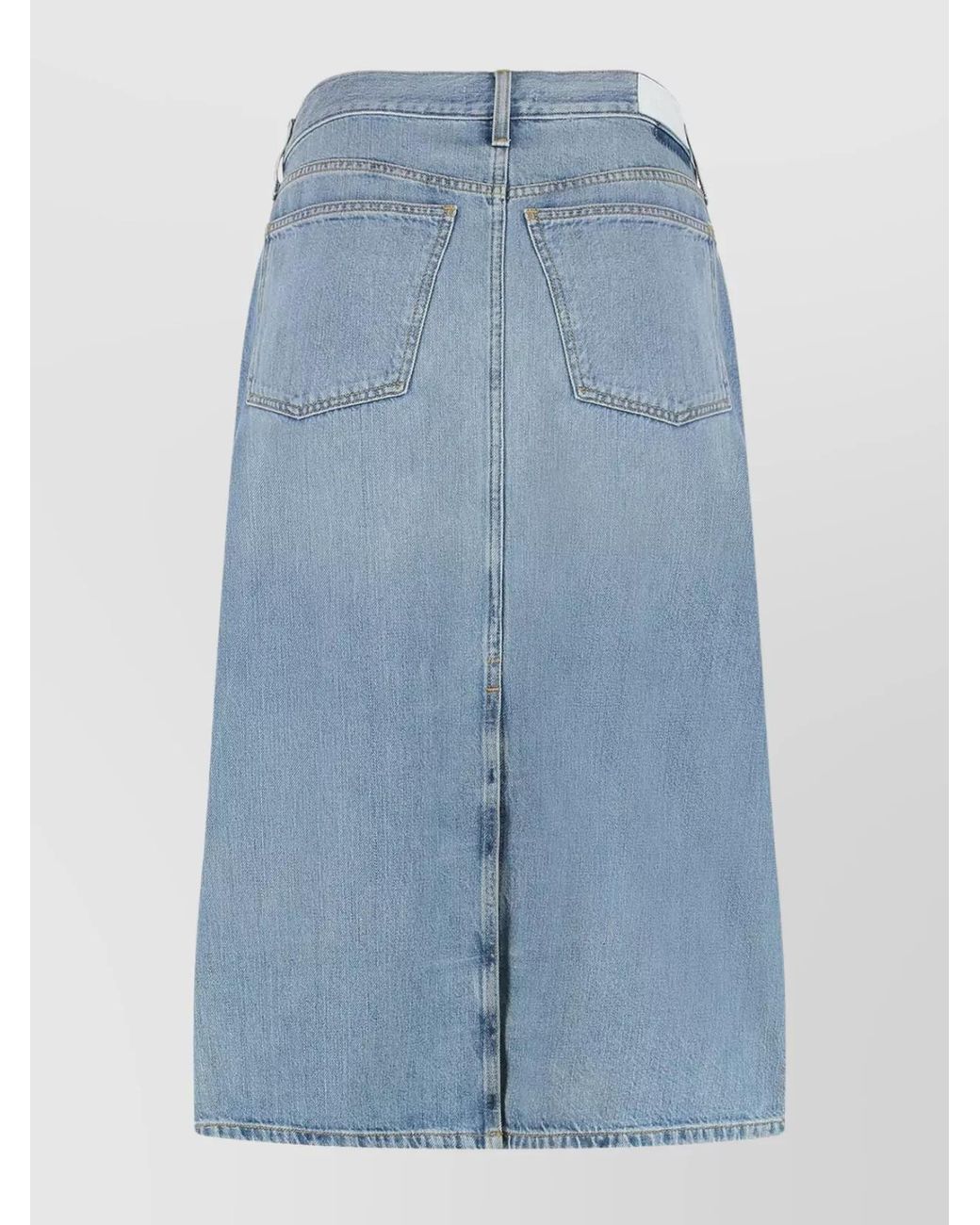 Re/done Blue Denim Skirt