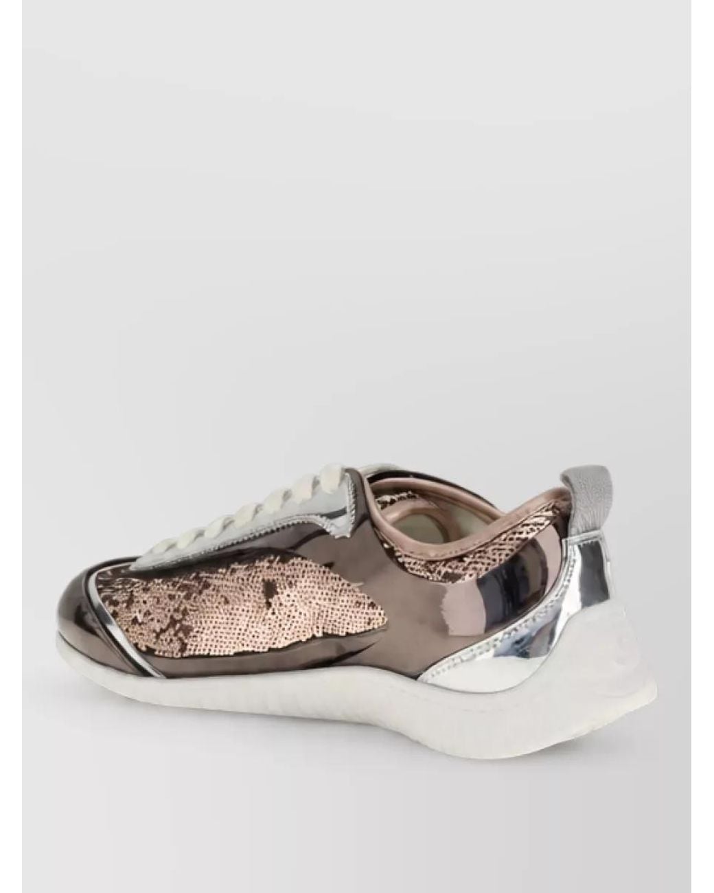 Pinko Multicolor Sequined Low-Top Sneakers