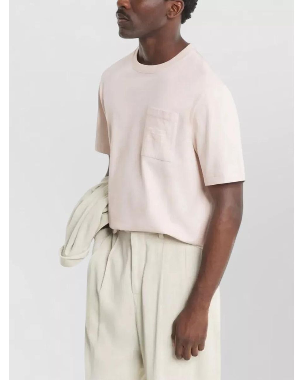 Maison Kitsuné Pink Comfort-Fit T-Shirt for men