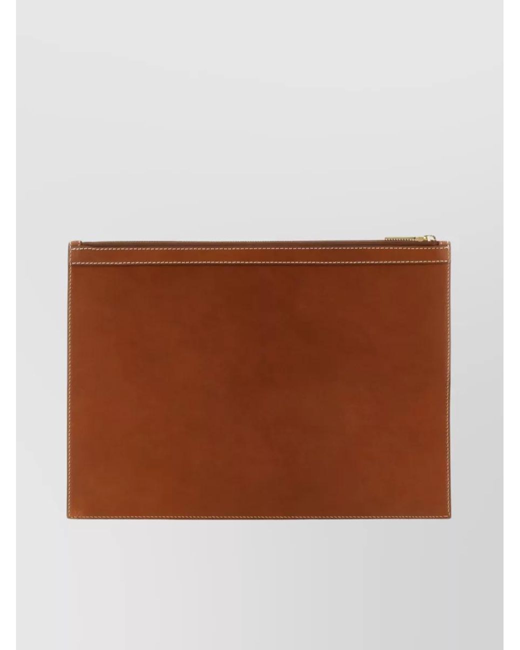 Thom Browne Brown Leather Document Holder for men