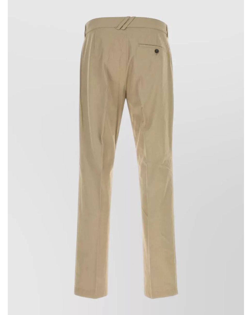 Burberry Natural Cotton Straight-Leg Chinos for men