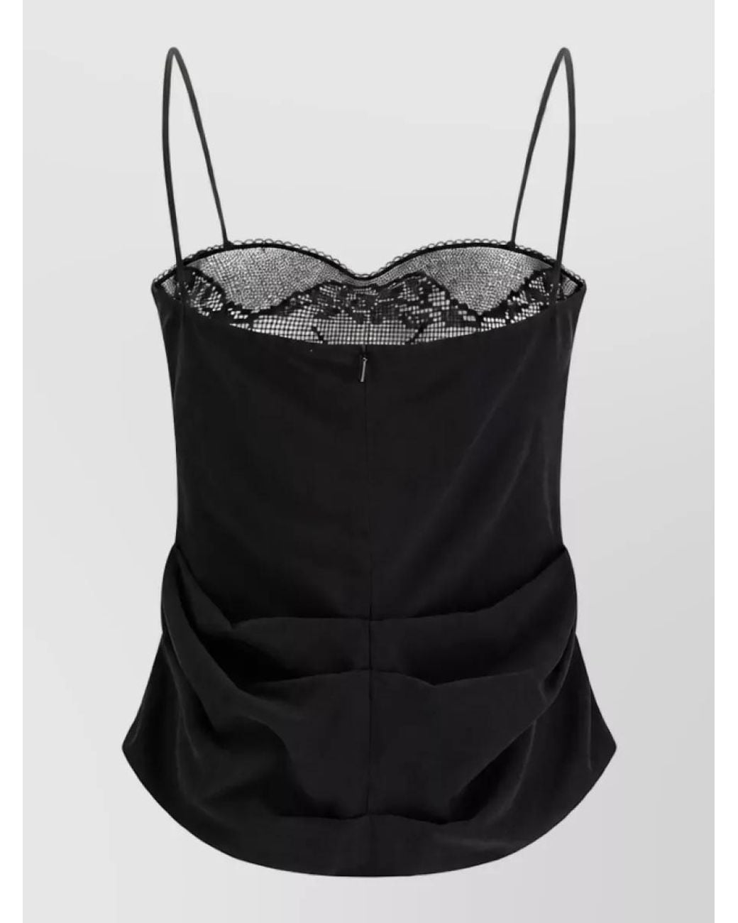 Magda Butrym Black Silk Top