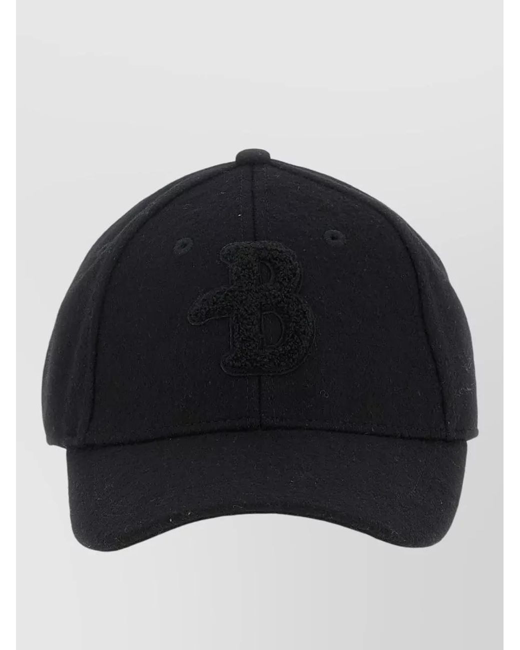 Ballantyne Black Felt Logo-Patch Cap for men