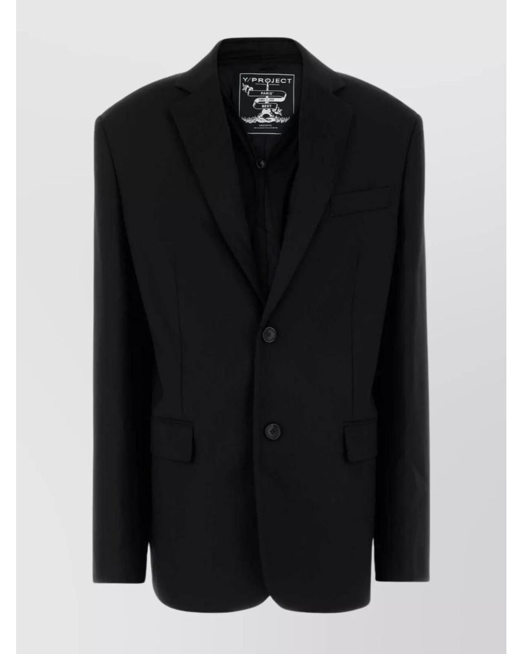 Y. Project Black Oversized Blazer