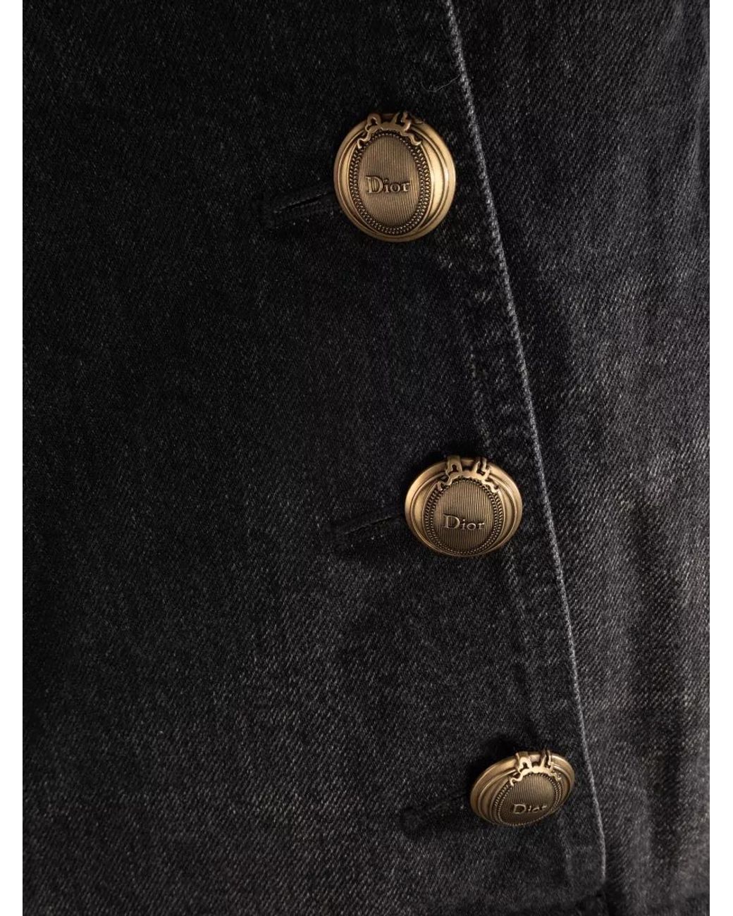 Dior Black Denim Shorts for men