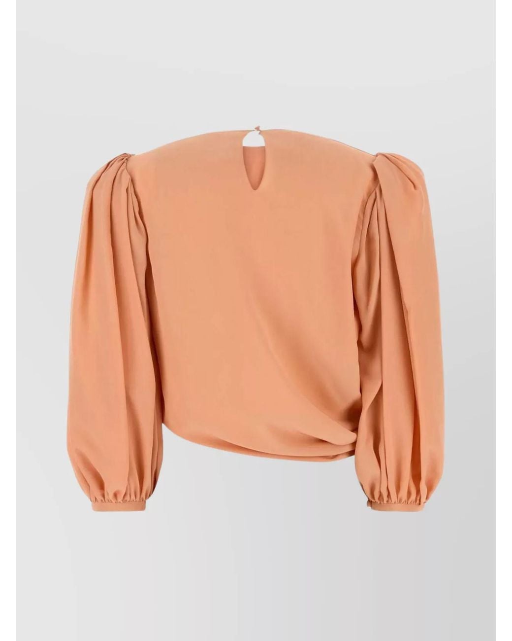 Chloé Pink Silk Crepe Top