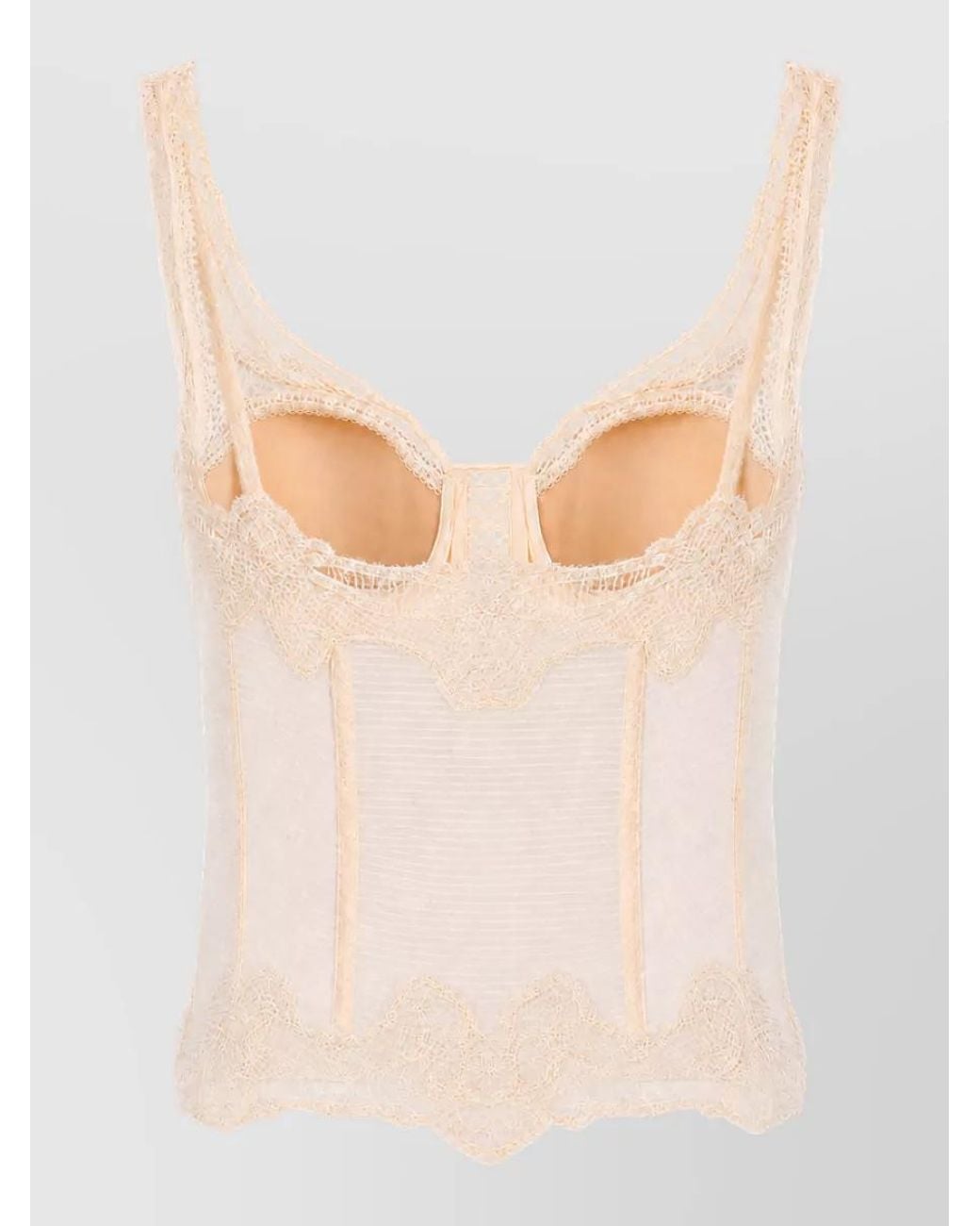 Ermanno Scervino Natural Alpaca-Blend Top