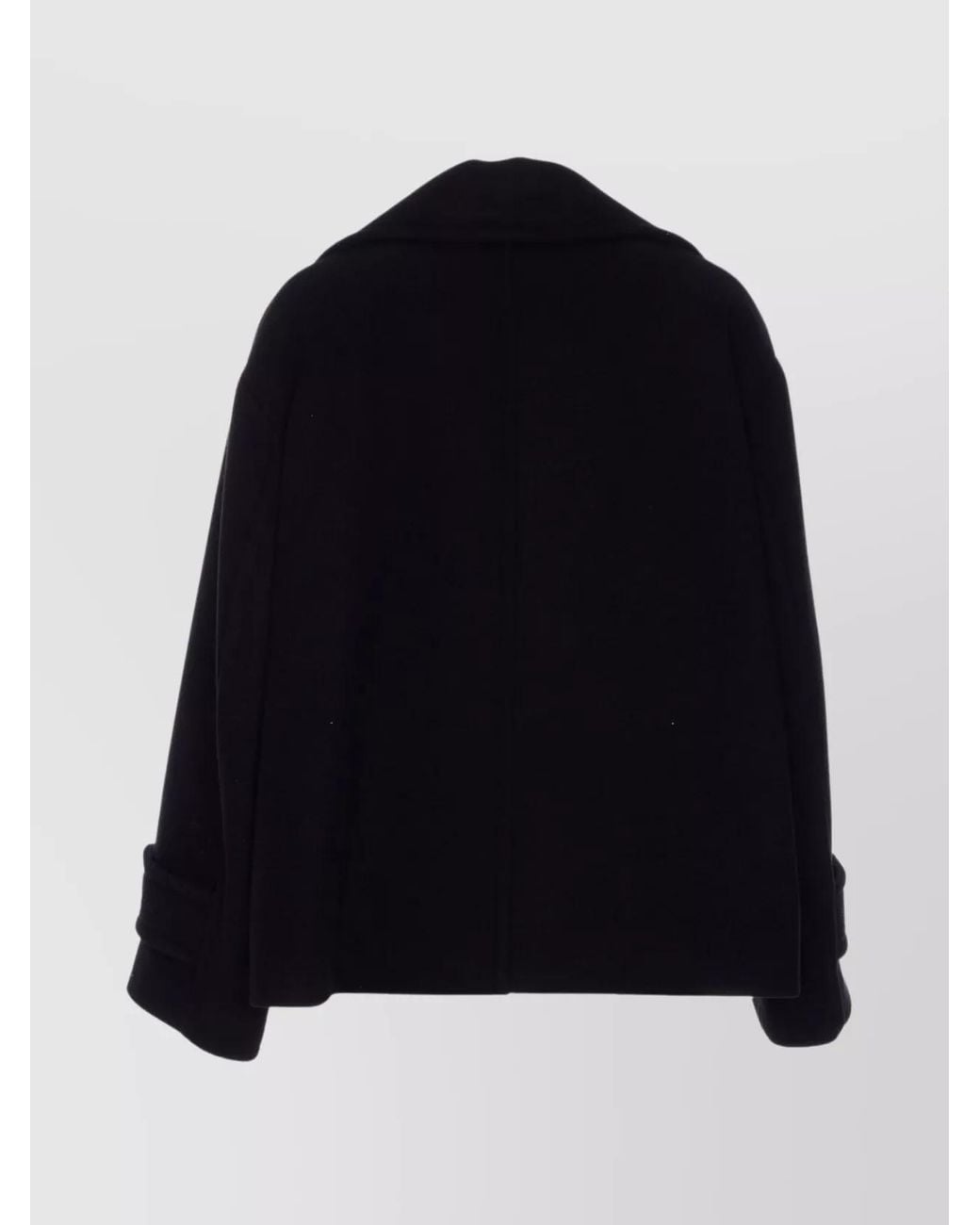 Chloé Blue Double-Breasted Notched Lapels Jacket Pockets