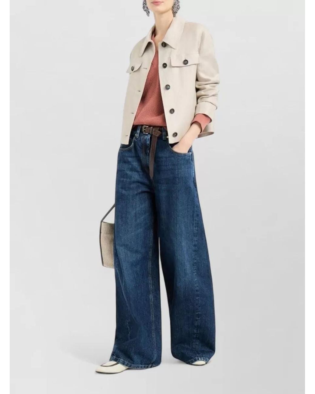 Brunello Cucinelli Natural Linen Jacket