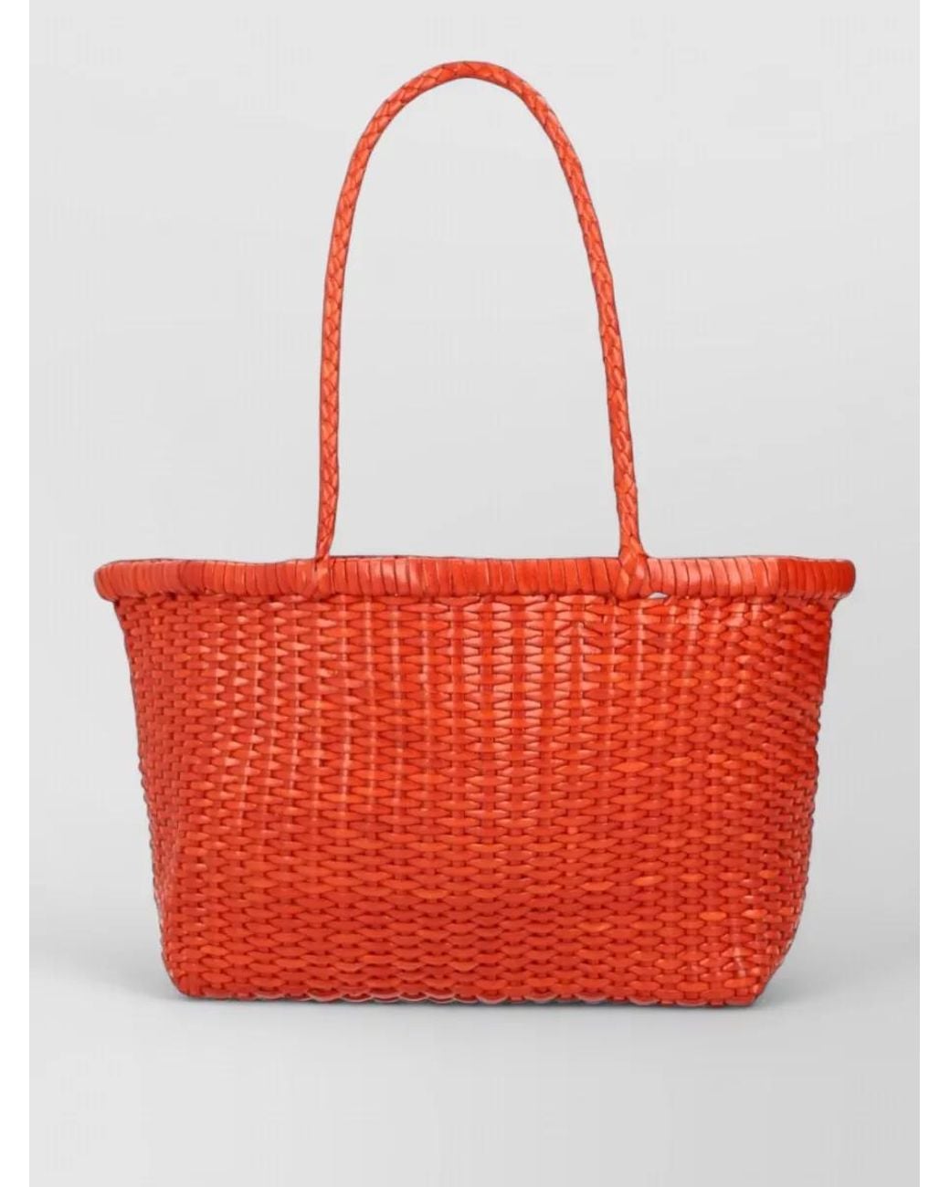 Dragon Diffusion Red Na Na Leather Beach Bag