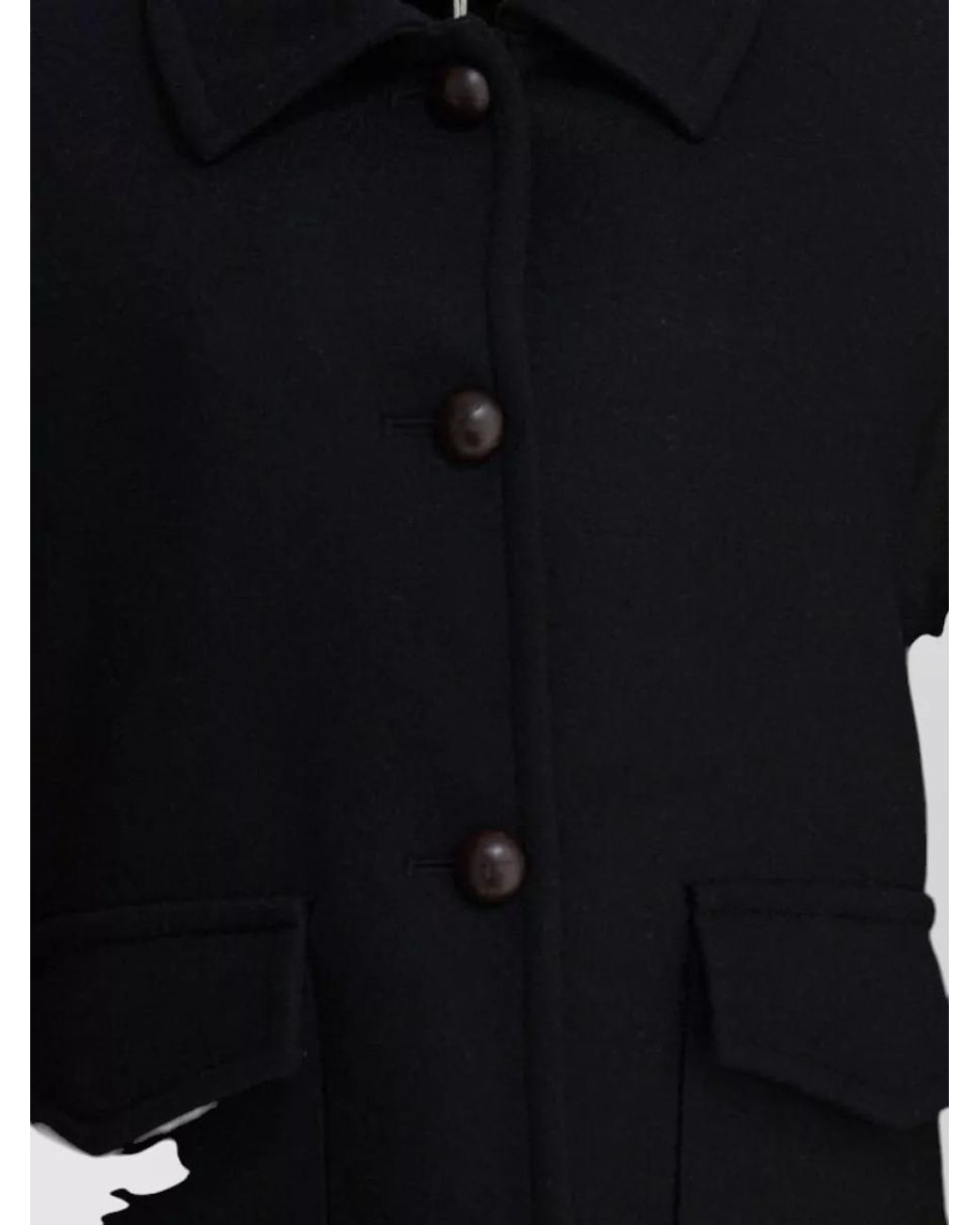 Circolo 1901 Blue Wool Single-Breasted Coat