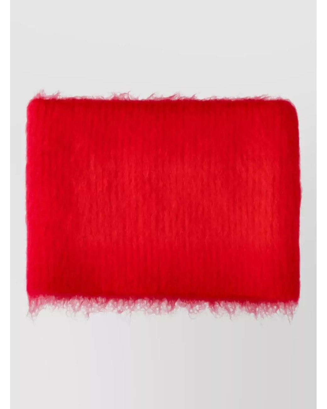 MM6 by Maison Margiela Red Mohair Gloves