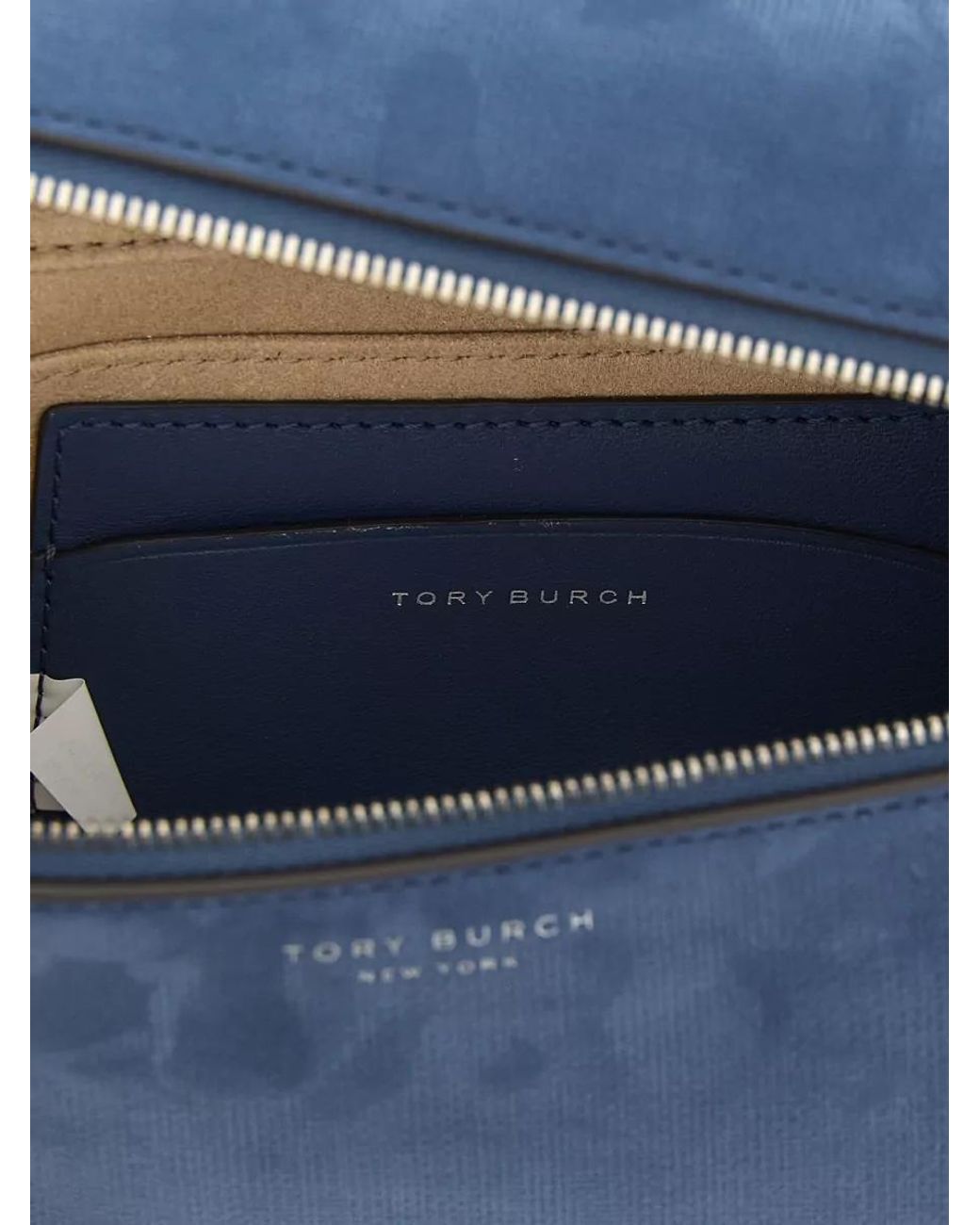 Tory Burch Blue Romy Leather Cross-Body Bag