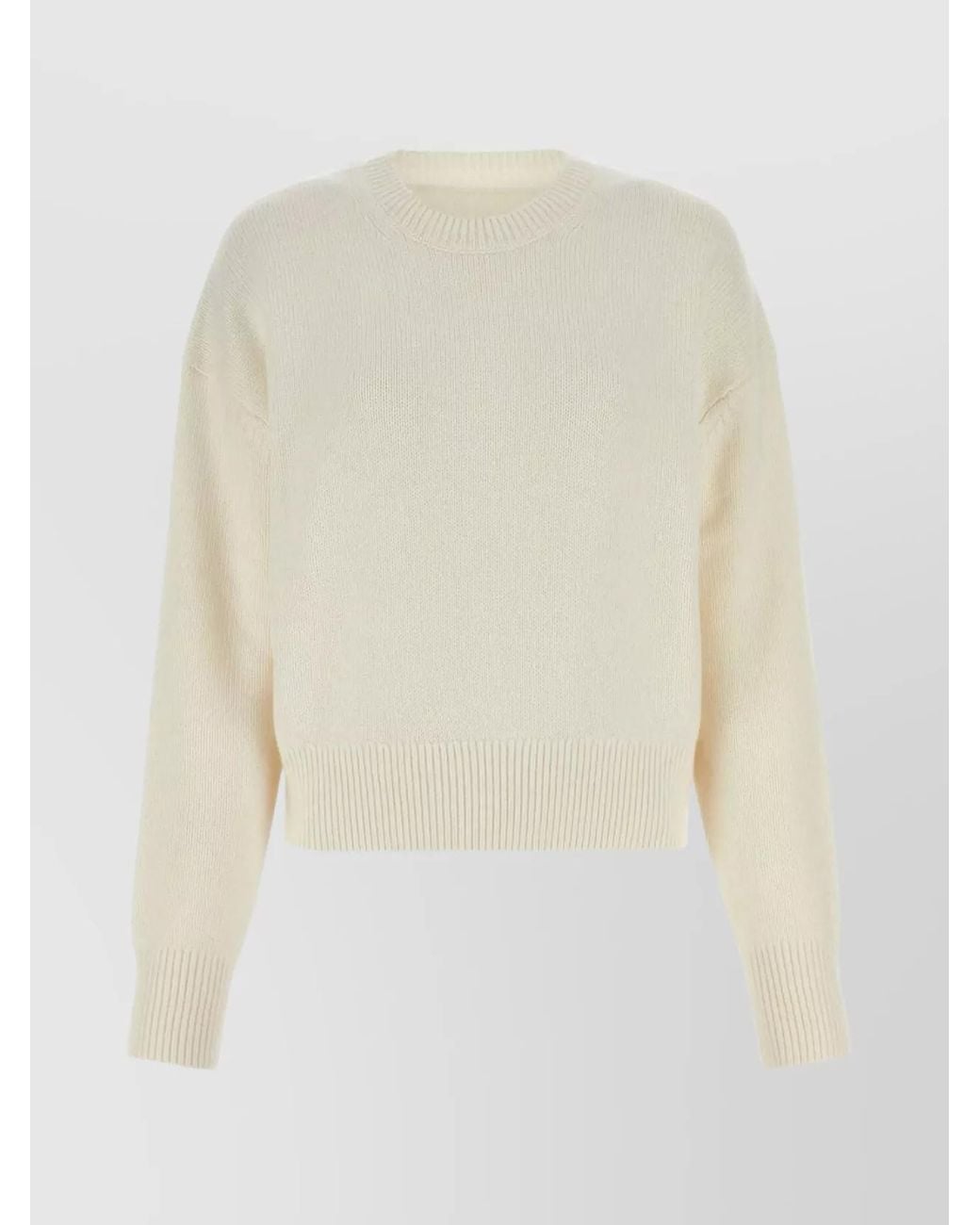 Givenchy White Loose Fit Cashmere Knitwear