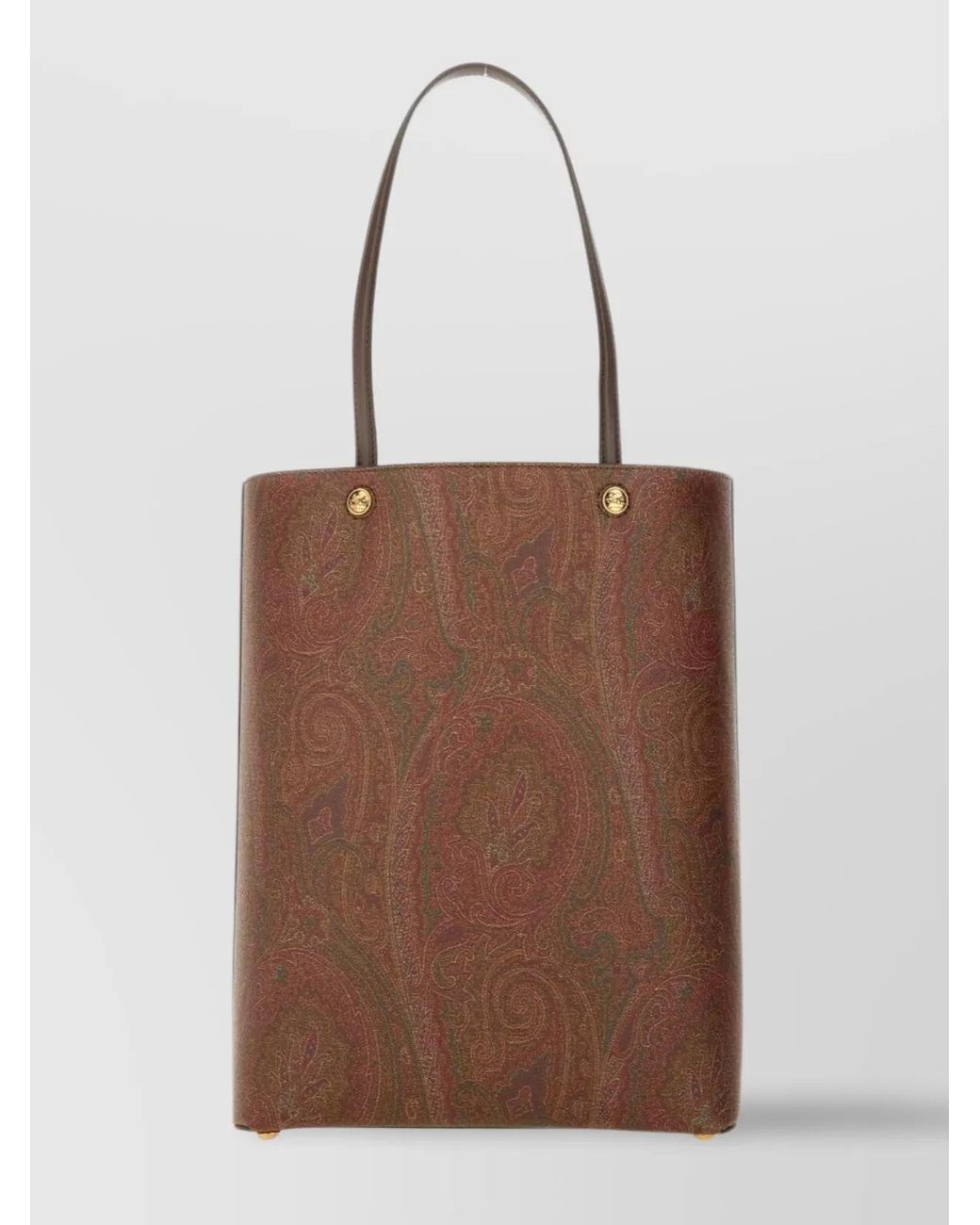 Etro Brown Paisley-Print Tote Bag for men