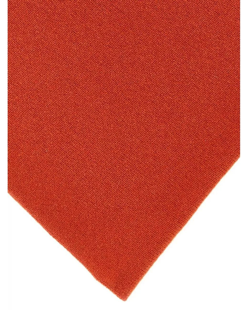 Nude Red Cashmere Knitted Scarf