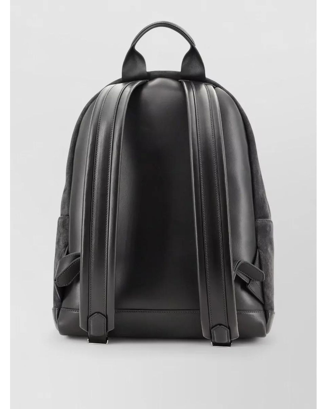 Tom Ford Black Suede Leather Backpack for men