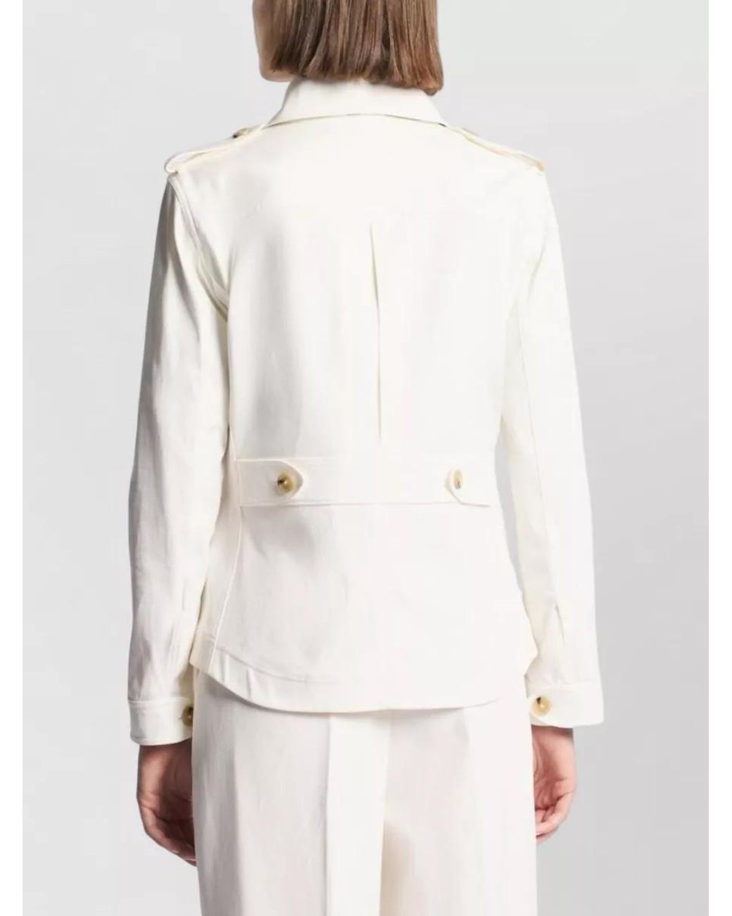 Fay Natural Cotton Shirt Jacket