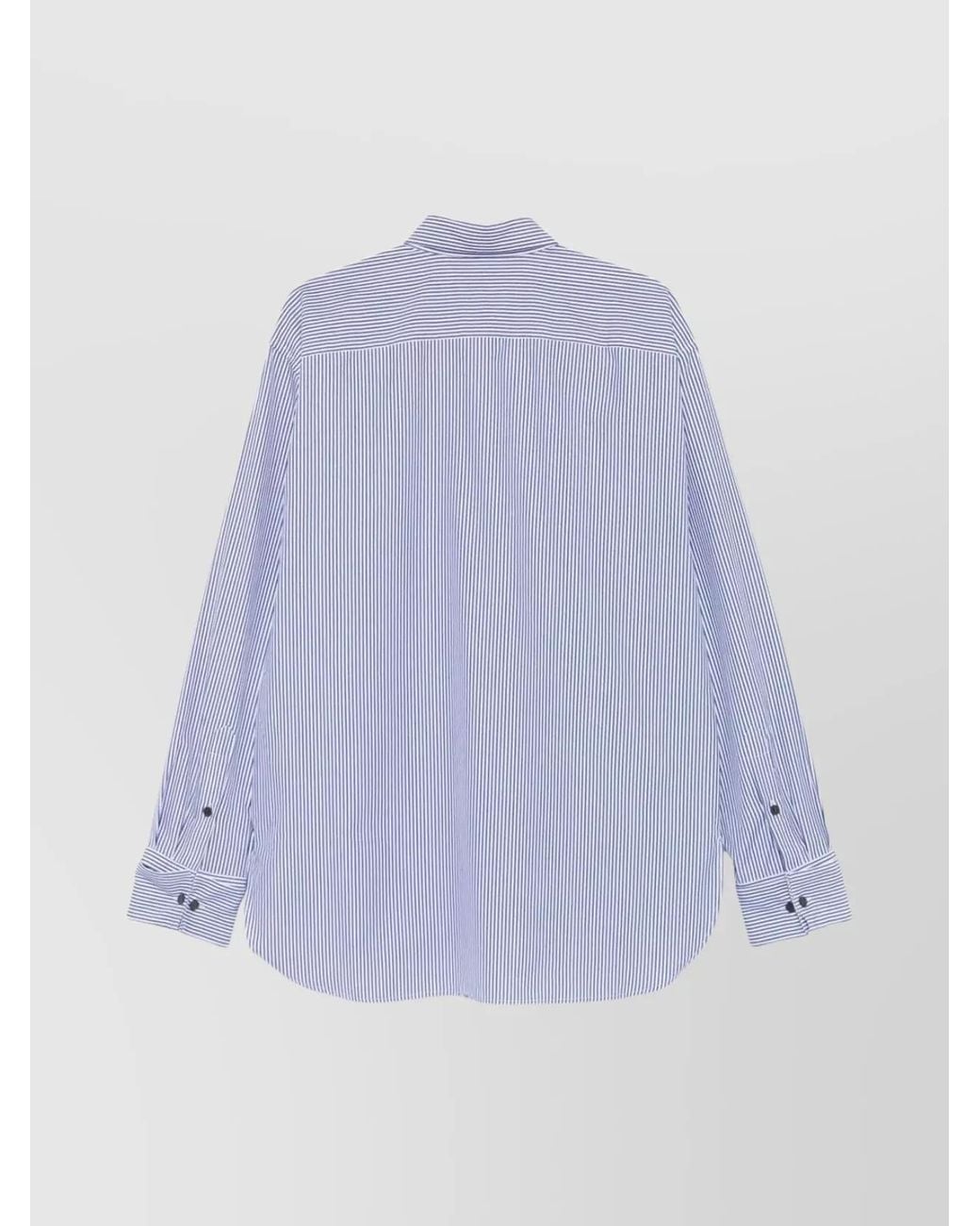 Dries Van Noten Purple Cotton Shirt for men