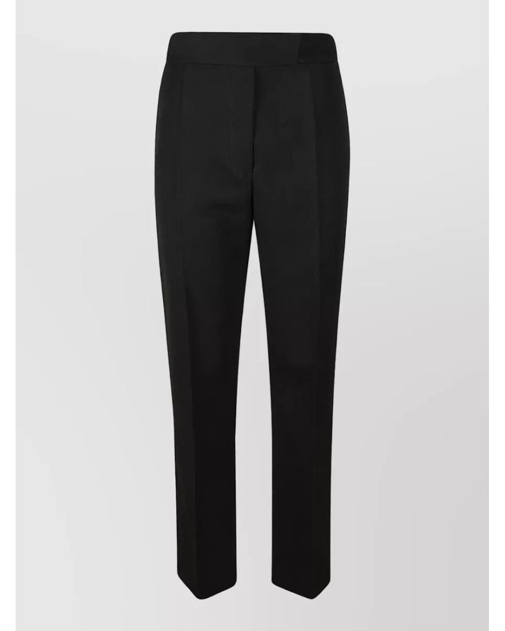 Prada Black Gabardine Suit Trousers