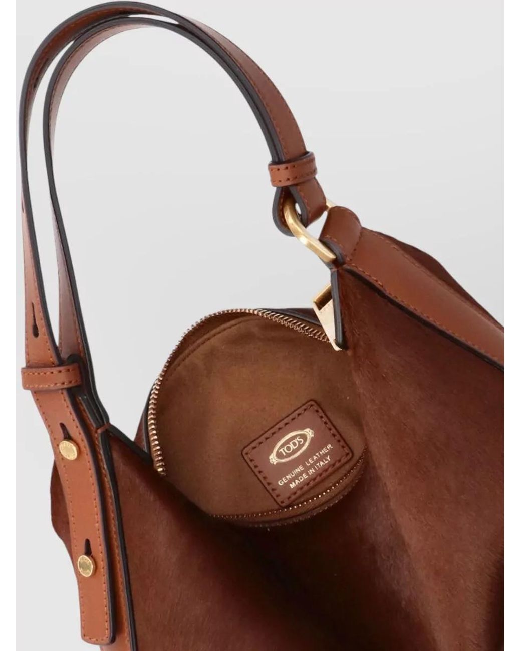 Tod's Brown Na Leather Shoulder Bag