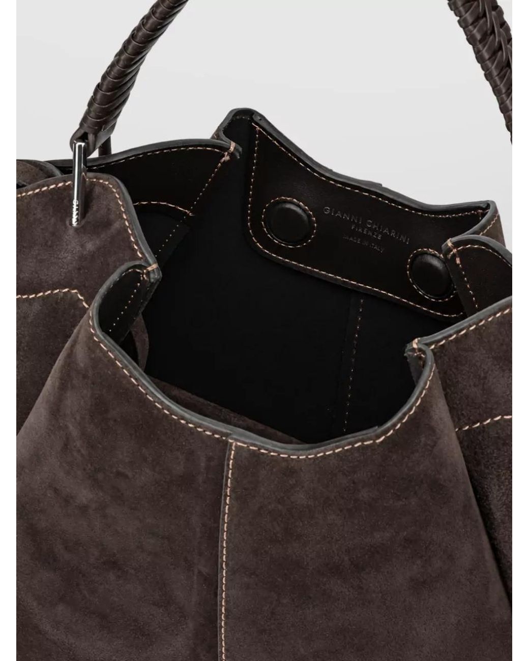 Gianni Chiarini Black Leather Tote Bag
