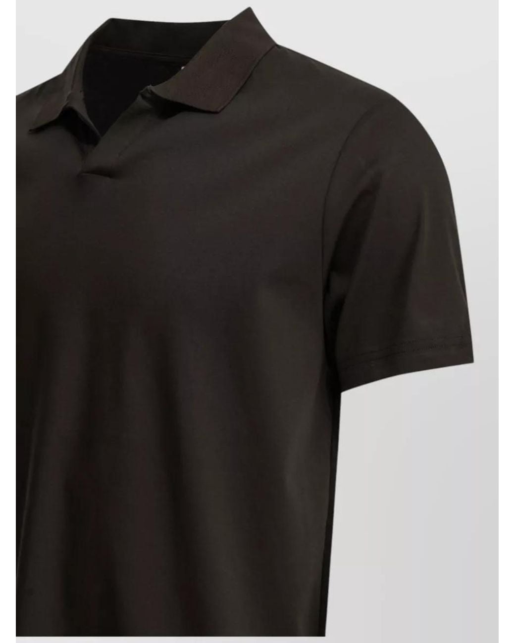 NN07 Black Organic Cotton Polo Shirt for men