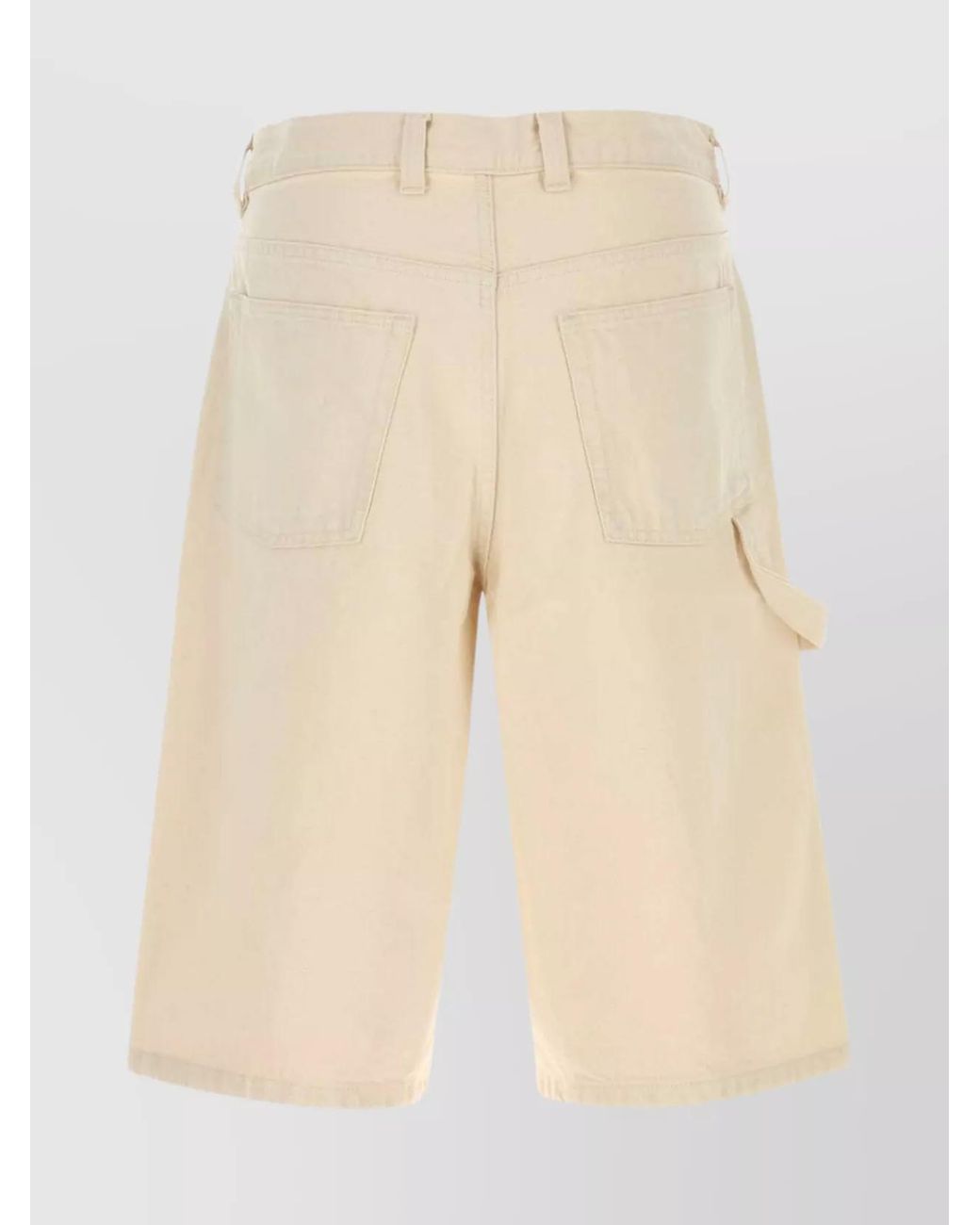 A.P.C. Natural Cotton Cargo Shorts for men