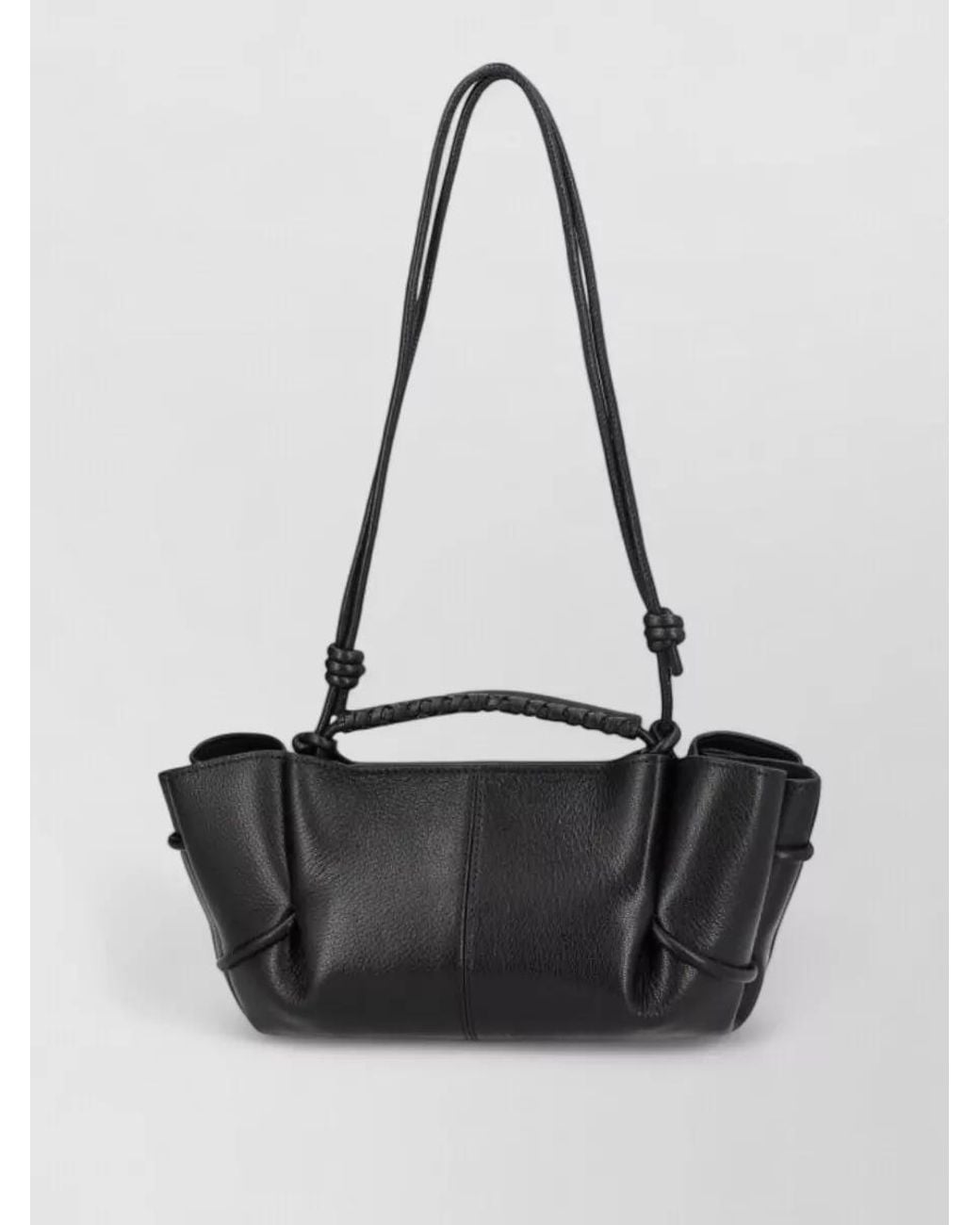 Hereu Black Lamb Leather Arta Mini Shoulder Bag