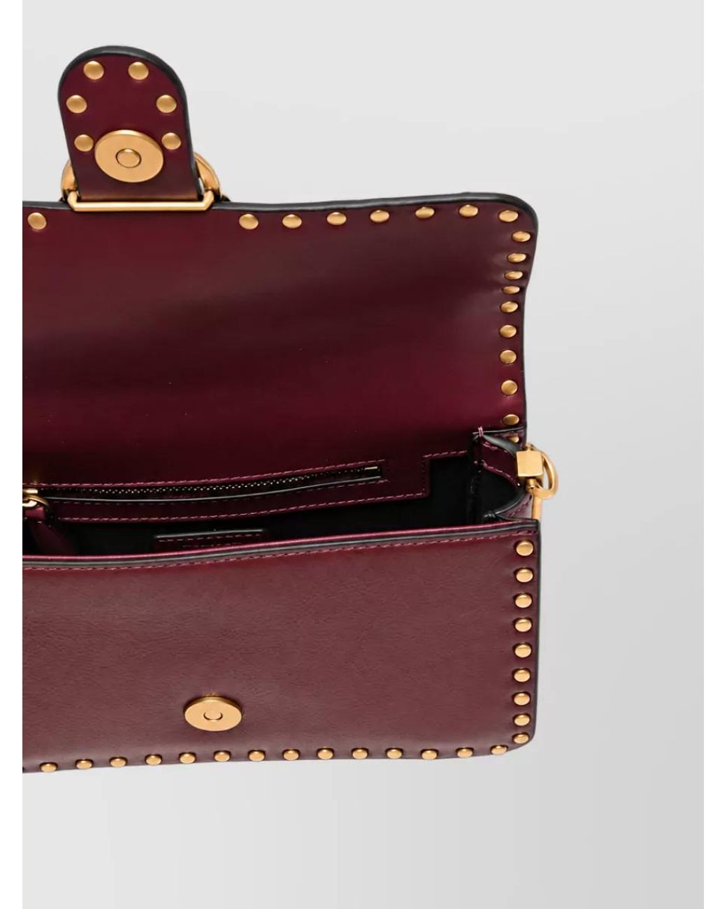 Pinko Red Love Bon Bon Silk Clutch Bag