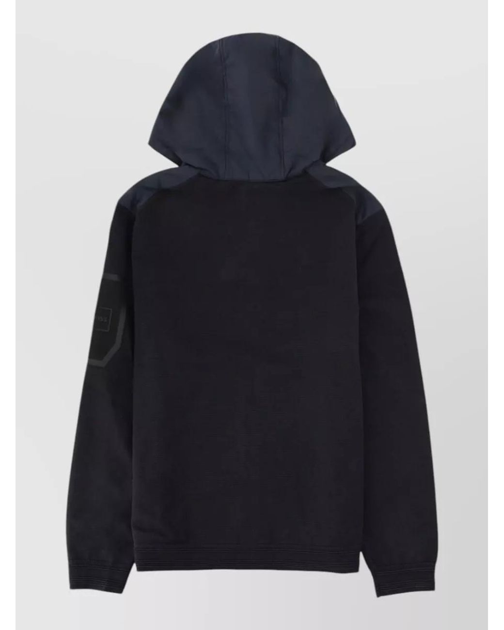 Boss Blue Hooded Raincoat for men