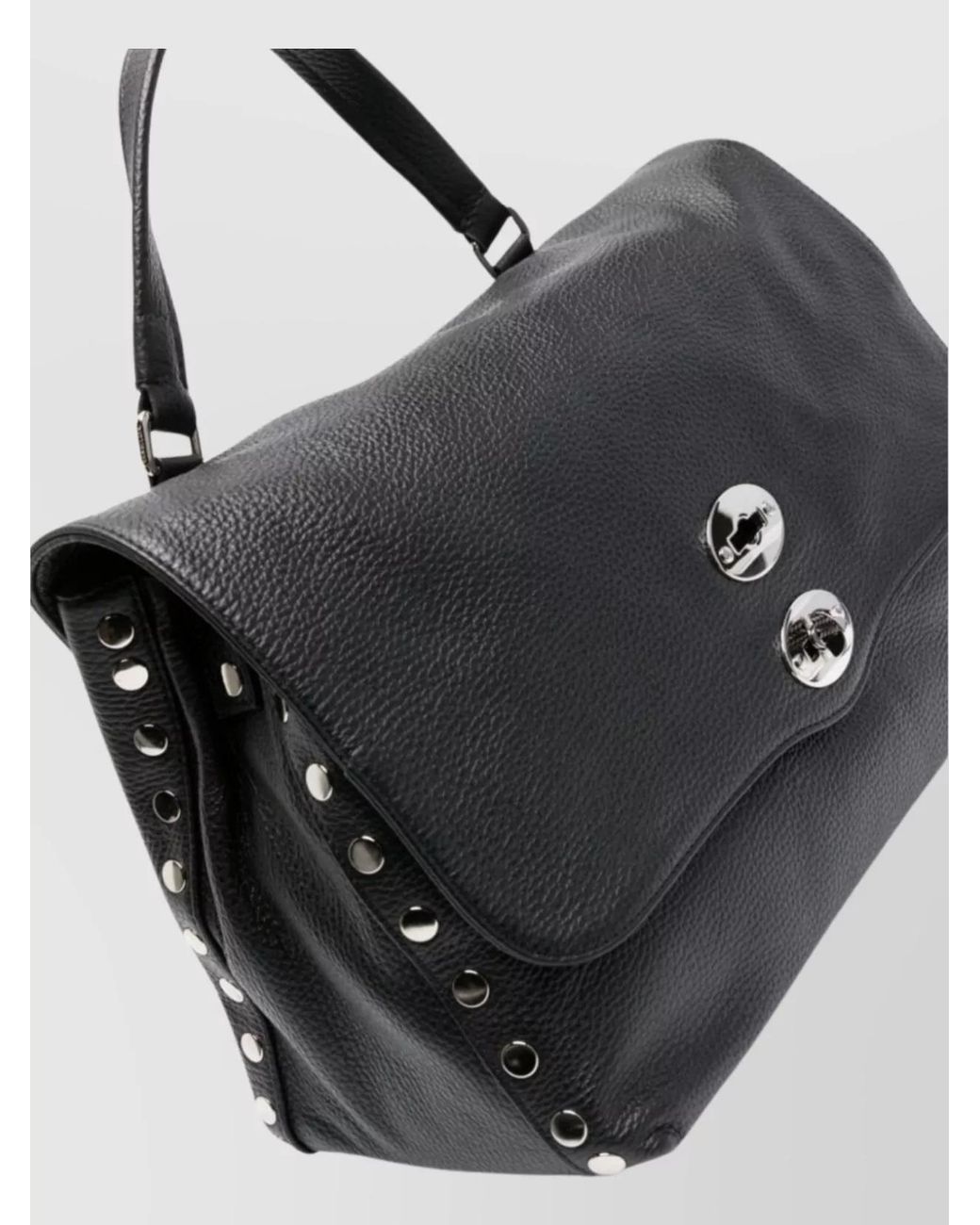 Zanellato Black Calf Leather Cross-Body Bag
