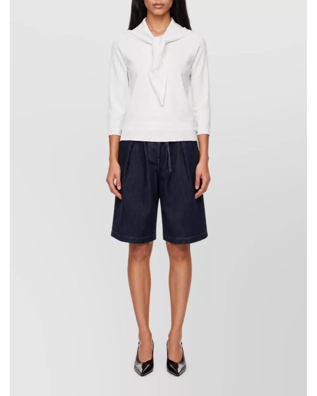 Max Mara White Sleeveless Jumper