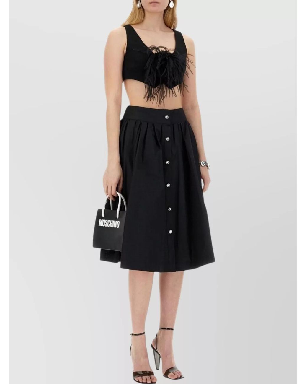 Moschino Black Sleeveless Top