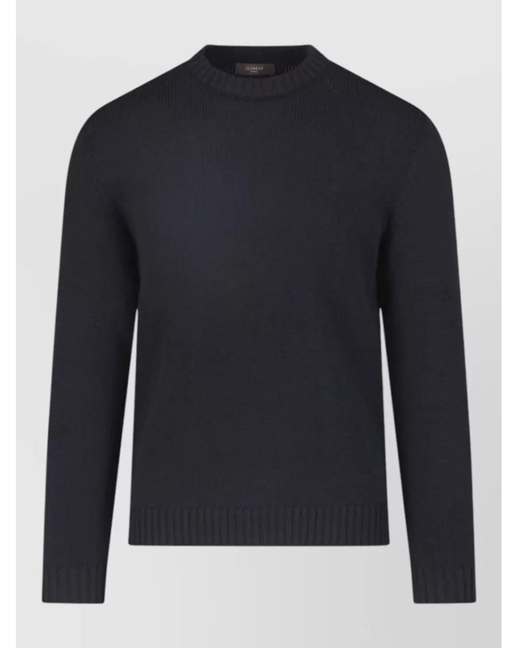 Zanone Blue Virgin Wool Crewneck Tank Top for men